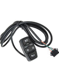 Control switch for Ebike Headlight And Taillight Set With LED Running Lights And Brake Light, 12V-72V systems, turn signal ready.