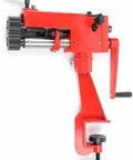 Red Bead Roller Machine With 6 Dies, Manual Rotary Sheet Metal Bender And Swaging Tool for automotive and workshop use