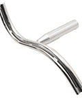 Chrome curved lathe tool rest with 1-inch post for woodturning lathes