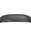 Super Solid Core Black Iron Kitchen Cabinet Pulls Ten Pack Luxury Handles For Doors And Dresser Drawers, Rustic Hardware, front view