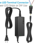 12V 5A Power Supply Adapter 120V AC To DC 12V 60W With 5.5x2.1mm Jack for LED strips and DIY projects