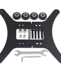 Dope Modular Y Carriage Plate Upgrade Kit For 2040V Aluminum Profile 3D Printer with 3.5mm plate, POM pulleys, screws, and tools
