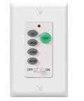 Universal Ceiling Fan Wall Remote Control With 3 Speeds And Light Dimmer, 4-DIP Switch, Easy Wall Mount, Remote Only