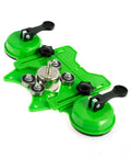 Adjustable Diamond Hole Saw Kit With Hollow Drill Guide And Suction Cup Base High Precision Tile Opener, green and black kit
