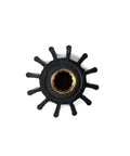 Top view of Water Pump Impeller Repair Kit Replacement For Johnson Volvo Penta Yanmar Indmar Jabsco Boats with 12 blade neoprene