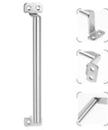 Stainless Steel Cabinet Pull Handles Round Drawer Pulls For Wardrobe Closet Doors Large Size Furniture Hardware