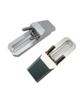 Upgrade Your Build With This 2Pcs CNC Anodized Side Clamp Set Perfect For Carvera And Carvera Air Machines, showcasing two alloy side clamps.