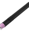 Straight Plasma Cutter Torch Body Replacement For Arc Air Systems, Black Finish, shown at an angle with pink nozzle.