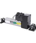 Pro Grade Servo Edge Position Web Guide System With Ultrasonic Sensor And EPC A12 Controller For Precise Web Guiding, Real Time Alignment, And Smooth Tension Control In High Speed Manufacturing Environments mounted with brackets