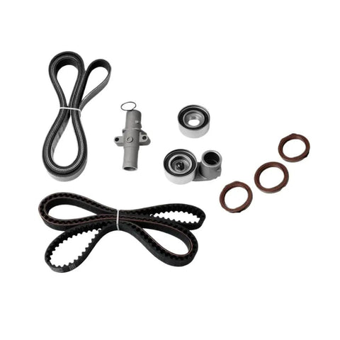 Engine Timing Belt Kit With Water Pump And Tensioners For Accord MDX RDX RL TSX 3.0L 3.2L 3.5L 3.7L V6 Gas Engines 2003 to 2018 Keep Your Ride Rock Solid And Runnin Dough Big Surprises Later On The Road. black timing belt kit with water pump, tensioners, bearings and seals
