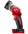 Heavy Duty M18 Xc 4.0 Ah Power Tool Battery With Integrated Worklight delivering fade free runtime, featuring a handheld lamp for job sites.