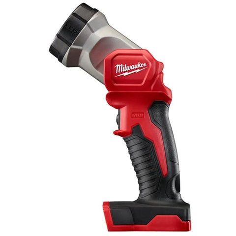 Heavy Duty M18 Xc 4.0 Ah Power Tool Battery With Integrated Worklight delivering fade free runtime, featuring a handheld lamp for job sites.