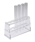Acrylic Test Tube Rack With 6 Wells For 10ml Centrifuge Tubes Clear Lab Organizer Space Saving Holder