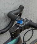 Flat Bar Adapter For Stem And Handlebar Bike Mount Made From Durable TPU With 3M Adhesive on bicycle handlebar