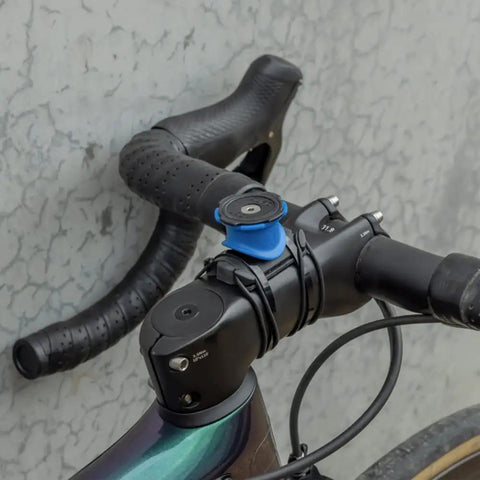 Flat Bar Adapter For Stem And Handlebar Bike Mount Made From Durable TPU With 3M Adhesive on bicycle handlebar