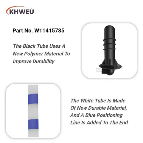 Replacement Ice Maker Fill Tube And Water Line Kit W11415785 With Install Tools For Easy Install and OEM-grade fit