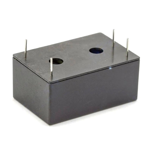 Top Shelf 12V DC Power Supply 2 Watt Slick Compact Industrial Adapter With Ul Certified Build, Black rectangular housing with pins.