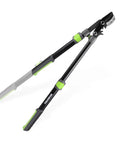 Extendable Anvil Lopper For Gardening With 25 To 37 Inch Reach, Cuts Branches Up To 1.6 Inches, Heavy Duty Pruning Shear With Gear System