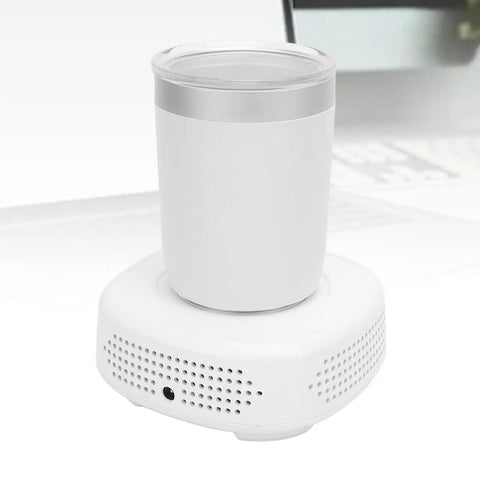 Game Changing Smart Temperature Control Coffee Mug With Blast Cooling And Rapid Heating 380 ML Capacity on base, ergonomic design for office.