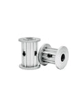 Heavy Duty HTD3M 12 Tooth Timing Pulley Machined From Solid Aluminum Alloy For Dead Smooth Linear Motion And CNC Builds Offering 10MM And 15MM Belt Widths Alongside 4MM 5MM 6MM Bore Sizes That Absolutely Crush The Competition Daily - two angle view