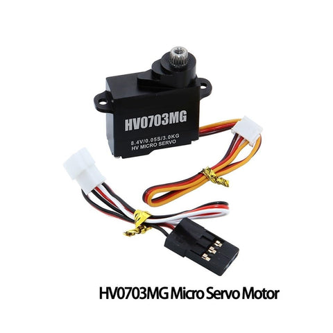 Beast Mode Miniature Digital Servo With Heavy Hitting 3 Kilogram Torque High Voltage Up To 8.4 Volts Brushless Motor Metal Gears for RC models.