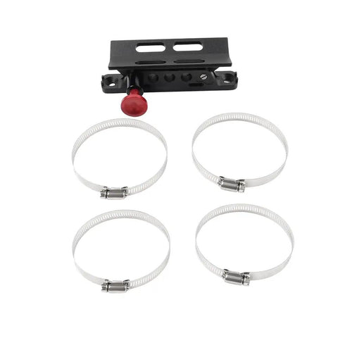 Badass Quick Release Roll Bar Fire Extinguisher Mount Holder Bracket Kit For Offroad Rigs And Jeep Trucks with four metal straps