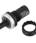 Panel Mount 10K Potentiometer For Variable Speed Drives VSD VFD Inverter Control Rotary Knob, Easy Screw Terminal Install, No Soldering Needed, Exponential D Type Adjustment For Precise Speed Tuning, black panel mount with nut