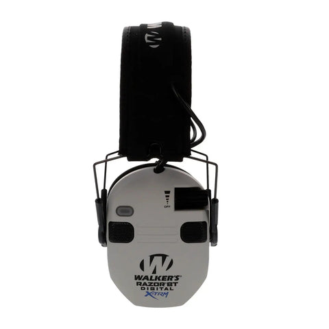 Front view of Razor Digital XTRM Bluetooth Hunting Earmuffs With Sound Enhancing Tech Electronic Hearing Protection.