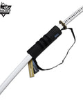 12 Inch Sword Frog Back Scabbard Sheath Made From Black Nylon Tactical Modular Loadout Gear with 30 Inch Adjustable Strap