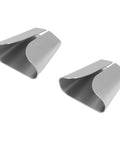 Pair of Stainless Steel V Type Towel Hook Wall Mount For Kitchen And Bathroom Rustproof V Slot Towel Holder No Drill Easy Setup