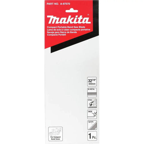 Packaging of 32-7/8 Inch 18 TPI Bi-Metal Compact Portable Band Saw Blade for metalworking