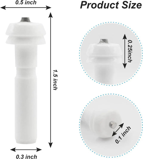 Spark Igniter For Gas Stove Replacement Pack Of Four Ceramic Spark Electrodes Burner Ignition Parts size diagram