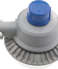 Outdoor BGR P2 LED Dusk To Dawn Security Light Gray 4000K showing top view with mounting bracket and ribbed base design.