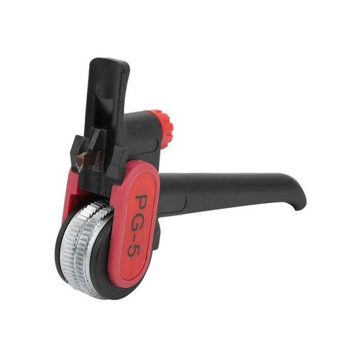 Pro Grade Manual Wire Stripper And Longitudinal Cutter With Replaceable Blades, Adjustable Strip Depth From 0 To 5 Mm