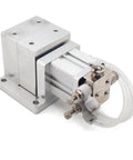 Pneumatic Milling Vise Heavy Duty Bench Clamp For Milling And Drilling Machines, Lightweight Aluminum Alloy Build, 3mm Stroke For Fast Precise Workpiece Positioning, Stable Clamping Force For Reliable Workholding, aluminum pneumatic vise with hose