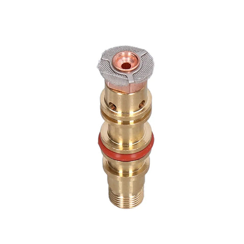 High Temp TIG Welding Torch Accessory Kit With Glass Cup Nozzle For 2 Point 4mm WP17 WP18 WP26 Argon Welder brass collet and O ring.