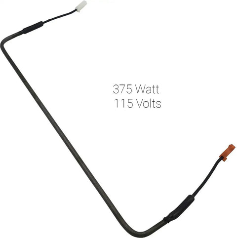 Fridge Defrost Heater Assembly Replacement For Model Specific Not Universal 375 Watts 115V 18.875 Inches Long With Bullet Plug Connectors