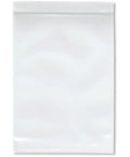6 x 8 Inch 8 Mil Zipper Reclosable Bags Pack Of 100 Clear Heavy Duty LDPE Food Storage Bags Puncture Resistant FDA Compliant Perfect For Grab N Go Snacks And Crafts Great For Storage And Travel, clear bag front view