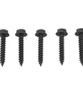 Badass Heavy Duty Clutch Cover Screws And Steel Bolts Set Replacement Kit For Polaris 570 900 1000 Engines Includes Stock Part 7519330, five black screws.