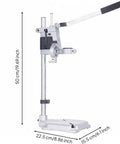 Upgrade Your Workshop Game With This Heavy Duty Bffcnl Drill Press Stand featuring a sturdy cast iron base and adjustable clamp for precision work.