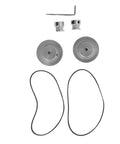 Premium Timing Belt Kit Upgrade Your 3D Printer Milling Machine Rig Featuring Strong Aluminum Build And Precision Keyed Bore Design For Smooth Power Transfer Non Slip Grip On Pulleys That Maximizes Efficiency Plus Energy Savings Performance Daily, aluminum pulleys and belts