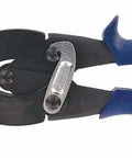 Sheet Metal Crimper With Five Blades, 8 1/2 Inch Overall Length, Ergonomic Blue Handle With Safety Latch, 1-9/16 Inch Jaw, Durable Steel Construction