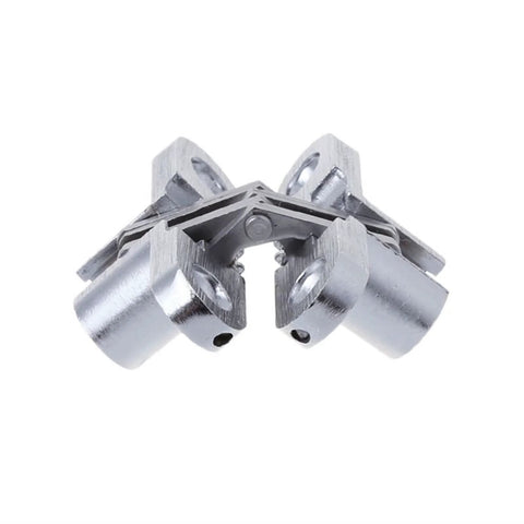 Hidden Cross Hinge For Concealed Doors And Folding Glass Doors 180 Degree Adjustable Mortice Hinge Invisible Door Hinge Silver Hardware
