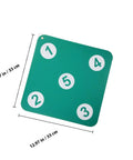 Dope Dual Sided Rubber Fencing Training Target Wall Mounted For Indoor And Outdoor Use Lightweight Practice Equipment Epée Target Board
