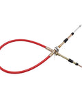 4 Ft Shifter Cable With Eyelet End, Threaded Morse Style, Heavy Duty ABS And Metal Jacket, 9.52mm Outer Diameter Housing, Reduces Backlash