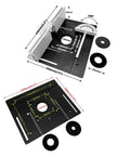 Rock Solid Router Table Insert Plate Set Of Three Durable Aluminum Milling Flip Boards Offering Killer Precision For Heavy Woodworking Trimming Plus Pro Woodshop Engraving, showing detailed dimensions and components.