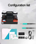 Dual Port Soldering Station 450W Two In One Rework System with accessories and configuration list