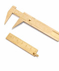 Brass Mini 80mm Double Scale Caliper Handy Portable Sliding Gauge For Gemstones And Jewelry Making Bead Measuring Tool Includes 60mm Brass Ruler