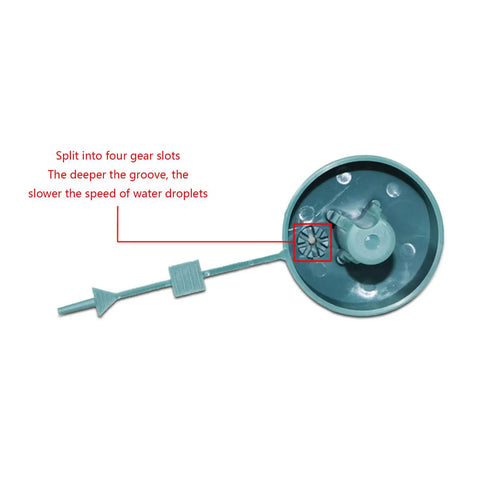 Set It And Forget It Plant Irrigation Timers For Auto Watering In Your Garden Home Dorm Greenhouse 10 Pack Convenient Timed Watering System Keeps Plants Hydrated While Youre Away. teal plastic water flow regulator with hose