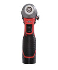 Built Tough 12 Volt Cordless Impact Wrench Kit With Dual Battery And Rapid Charger front view showing grip and design features.